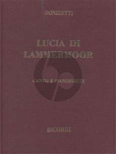 Donizetti Lucia di Lammermoor Vocal Score (it.) (Hardcover)