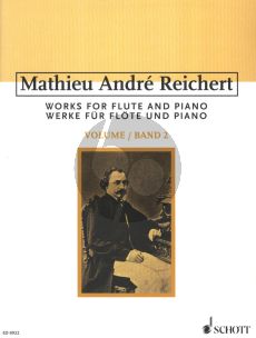 Reichert Works for Flute and Piano Vol.2 with Op. 10 - 11 - 12 - 14 - 16 and 17 (Edited by Nikolaus Delius)