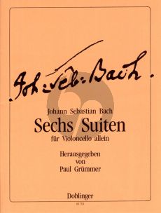 Bach 6 Suiten BWV 1007 - 1012 Violoncello (Paul Grummer)