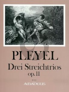Pleyel 3 konzertante Trios Op.11 B.401-403 Violin-Viola-Violoncello(Parts) (Pauler)