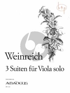 3 Suiten fur Viola Solo - Erstdruck