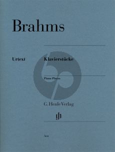 Brahms Klavierstücke (edited by Katrin Eich)