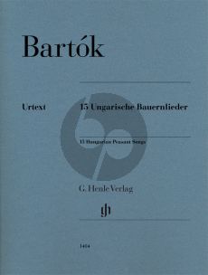 Bartok 15 Ungarische Bauernlieder Klavier (László Somfai) (Henle-Urtext)