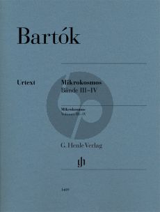 Bartok Mikrokosmos Vol.3-4 Klavier (Yusuke Nakahara) (Henle-Urtext)