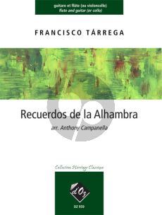 Tarrega Recuerdos de la Alhambra arr. for Flute and Guitar by Anthony Campanella