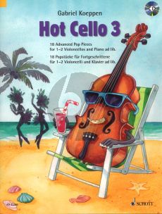 Koeppen Hot Cello Volume 3 - 18 Advanced Pop Pieces