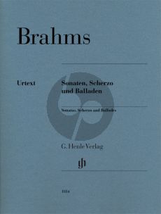 Brahms Sonaten-Scherzo & Ballades Piano solo (edited by Katrin Eich)