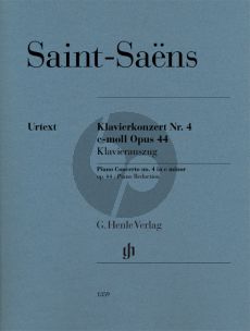 Saint-Saens Concerto No. 4 c-minor Op. 44 Piano and Orchestra (piano reduction) (edited by Peter Jost)