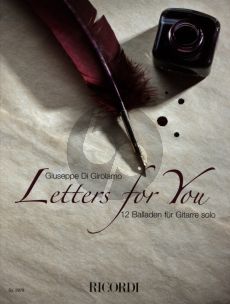 Girolamo Letters for You 12 Ballads for Guitar Solo