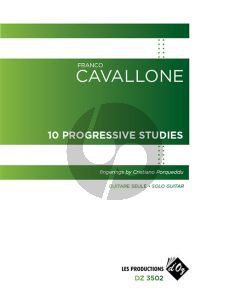 Cavallone 10 Progressive Studies for Guitar