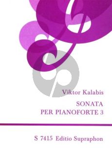 Kalabis Sonata No. 3 Op. 57 Piano solo