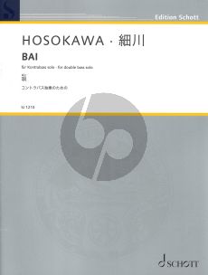 Hosokawa Bai for Double Bass solo