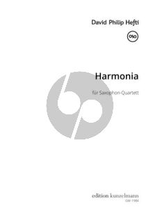 Hefti Harmonia for Saxophone Quartet (SATB) (Score/Parts)