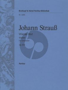 Strauss Wienerblut Walzer Op.354 Partitur