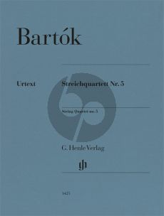 Bartok String Quartet No.5 / Streichquartett Nr.5 (Set of Parts / Stimmen)) (Editors: László Somfai and Zsombor Németh)