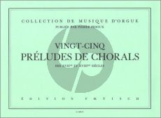 Pidoux 25 Preludes des Chorals Vol. 1 Orgel