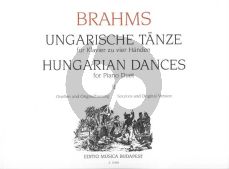 Brahms Hungarian Dances Vol.2 Piano 4 Hds (Nos.11 - 21)