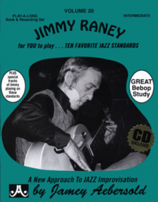 Raney Jazz Improvisation Vol.20 Jimmy Raney for Any C, Eb, Bb, Bass Instrument or Voice - Intermediate/Advanced (Bk-Cd)