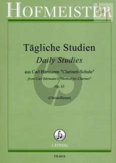 Tagliche Studien aus Carl Baermanns Clarinet Schule Op.63