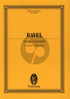 Ravel Concerto G-major Piano and Orchestra (Study Score) (edited by Arbie Orenstein)