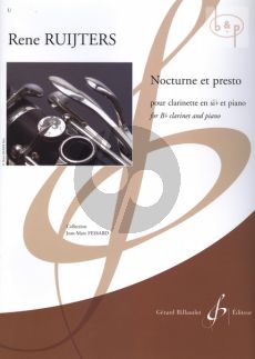 Nocturne et Presto for Clarinet and Piano