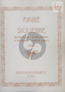 Sicilienne Fluit - Piano