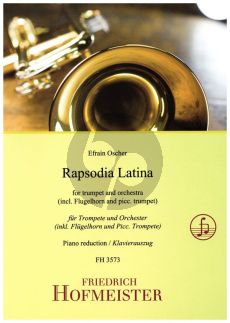 Oscher Rapsodia Latina Trompete und Orchester (Klavierauszug)