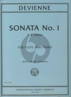 Devienne Sonate Op. 58 No.1 e-minor Flute and Piano (Jean-Pierre Rampal)