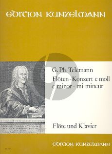 Telemann Konzert e-moll TWV 52:e3 Flöte-Streicher-Bc (KA) (Kübart/Schroeder)