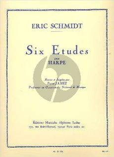 Schmidt 6 Etudes Harp (Jamet) (Grade 7)