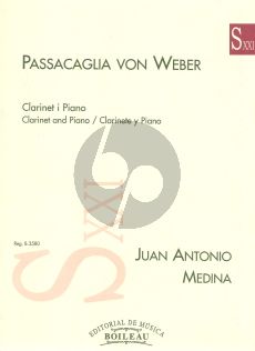 Medina Passcaglia von Weber for Clarinet and Piano (2008)