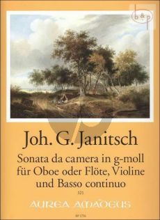 Sonata da Camera g-minor (Oboe[Fl.]-Vi.-Bc.) (Score/Parts) (edited by Bernhard Pauler)