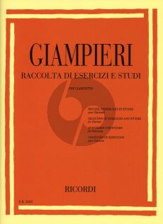 Giampieri Selection of Exercises and Studies for Clarinet (Raccolta di Esercizi)