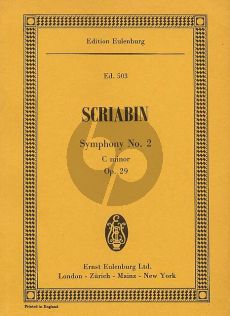 Scriabin Symphony No.2 c-minor Op. 29 (Study Score)