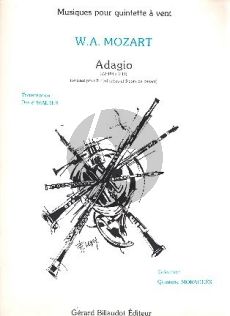 Mozart Adagio KV 484A (411) Flute-Oboe-Clar.-Horn-Bassoon) (Walter)