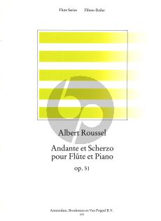 Roussel Andante & Scherzo Op.51 Flute-Piano (Roorda)