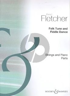 Fletcher Folk Tune & Fiddle Dance for Strings and Piano Set of Parts (Includes Strings 5-4-3-3-3 and also a piano score for study purposes)