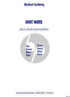 Leclercq 8 Mots pour Guitare