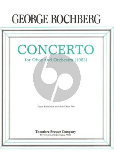 Concerto For Oboe and Orchestra (piano reduction)