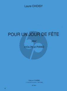 Choisy Pour un jour de fête Violon-Piano