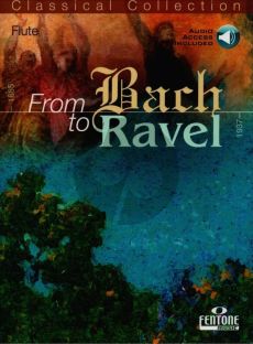Album From Bach to Ravel for Flute Book with Audio online (edited by Peter Manning)