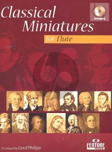 Classical Miniatures (Flute-Piano) (with Play-Along CD) (Bk-Cd)