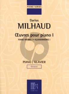 Milhaud Oeuvres pour Piano Vol.1 (Urtext)