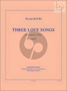 3 Love Songs Op.96