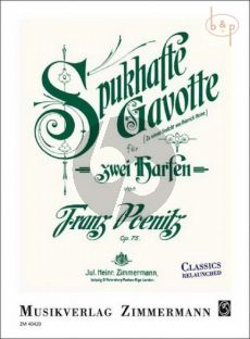 Spukhafte Gavotte Op.75 2 Harps