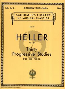 Heller 30 Progressive Studies Op.46 Piano