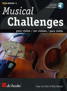 Musical Challenges for Violin (Position 1 - 5) Book with Audio online (Intermediate)