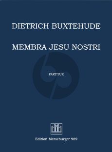 Buxtehude Membra Jesu Nostri BuxWV.75 SSATB-Streicher und Bc Partitur (Dietrich Kilian)