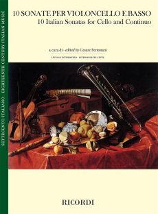 10 Italian Sonatas Violoncello-Bc (edited by Cesare Fertonani)