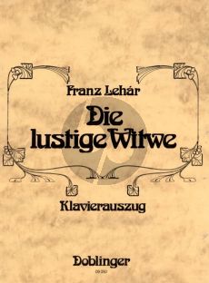 Lehar Lustige Witwe Klavierauszug / Vocal Score